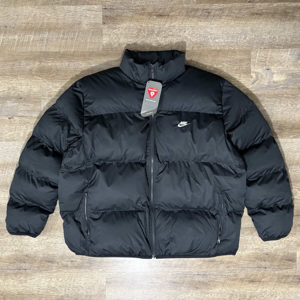 NWT Nike PrimaLoft Club Puffer Jacket Black Men's XXL 2021 Embroidered DEADSTOCK